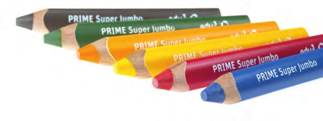 PRIME SUPER JUMBO BUNTSTIFTE PRIME Super Jumbo Coloured Pencils Crayons de Couleur PRIME Super Jumbo Art. 50006 6 Art. 50060 8 Art.-Nr. colours EAN cm kg retail packaging 50006 PRIME Super Jumbo Col.