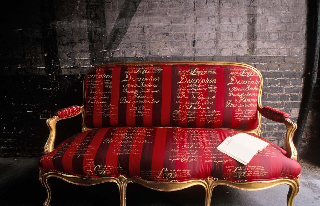 INSITUSCRIPT ref:cq20 French 19th C gilded sofa from CQ collections,
