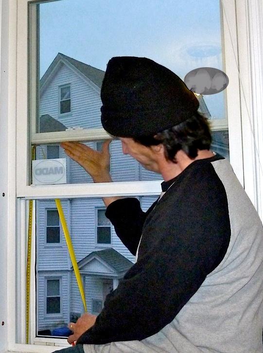 to shut the lower sash easily for the winter months.