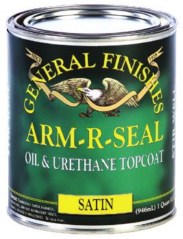 OIL BASED TOPCOATS Arm-R-Seal is a durable, easy-to-use
