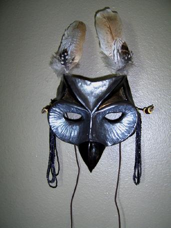 She is intrigued with the fact that masks have been discovered in most every culture throughout the world.
