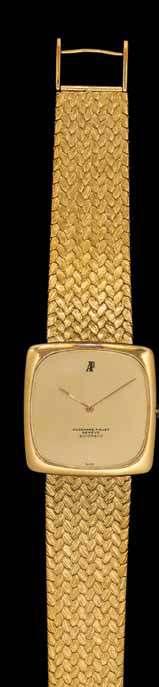 63 63 An 18 Karat Yellow Gold and Diamond Wristwatch, Audemars Piguet, purchased in 1994, 31.
