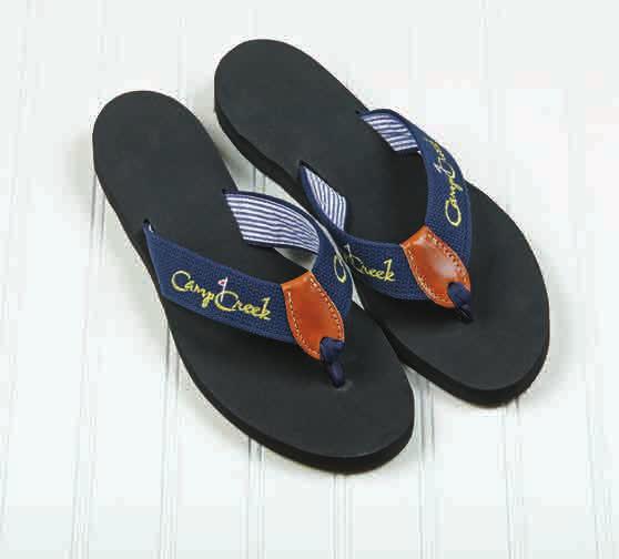 Sandal) One Embroidered Logo on