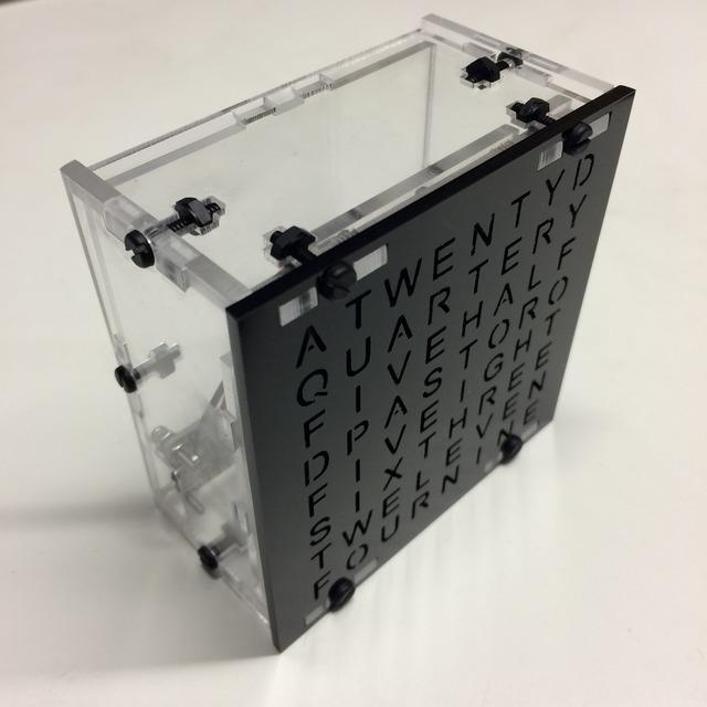 Your wordclock is assembled! Revel in your accomplishment.