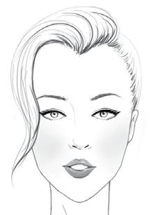 SQUARE face shape Square face shapes have more angular lines with equally wide cheekbones, forehead, and jaw. The best frames for you will soften your angular features with rounder frames.