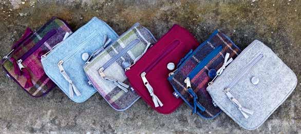 99 tweed & WOOL emily purses Summer Emily purses in six beautifully designed tweeds and wools with matching cord and satin