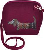 with cute animal appliqué opens wide with a full zip from corner