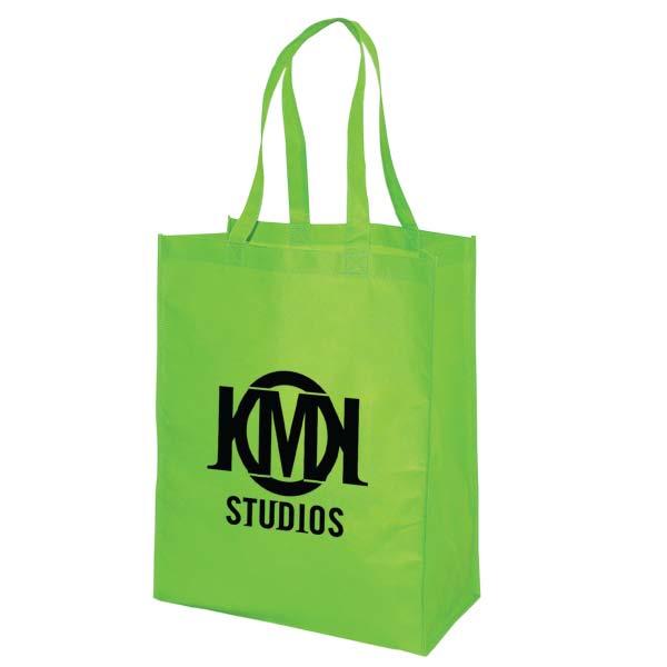 NON WOVEN CUT-OUT HANDLE ECO TOTE NW4942 Size: 14" W x 16" H Non woven