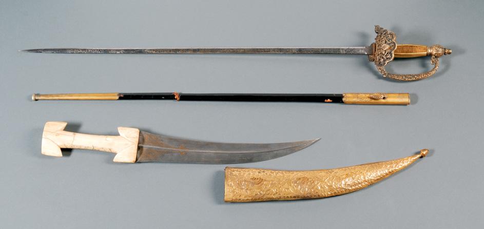 Diplomatic Sword, late 19th/early 20th century, French for the Japanese market, engraved blade signed S.