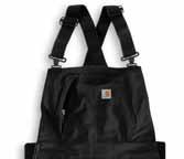 double pockets Multiple utility pockets Back pocket with secure zipper closure Hammer loop Reinforced