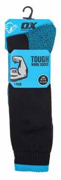With a fully cushioned foot, the cushioned sole of these chunky socks provide comfort against repetitive impact With a flat comfort toe seam and cuff your hardworking feet will be