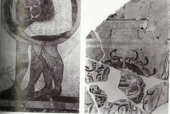 P a g e 91 Figure 25: Cerveteran fragments of terracotta wall-paintings found within the city precincts.