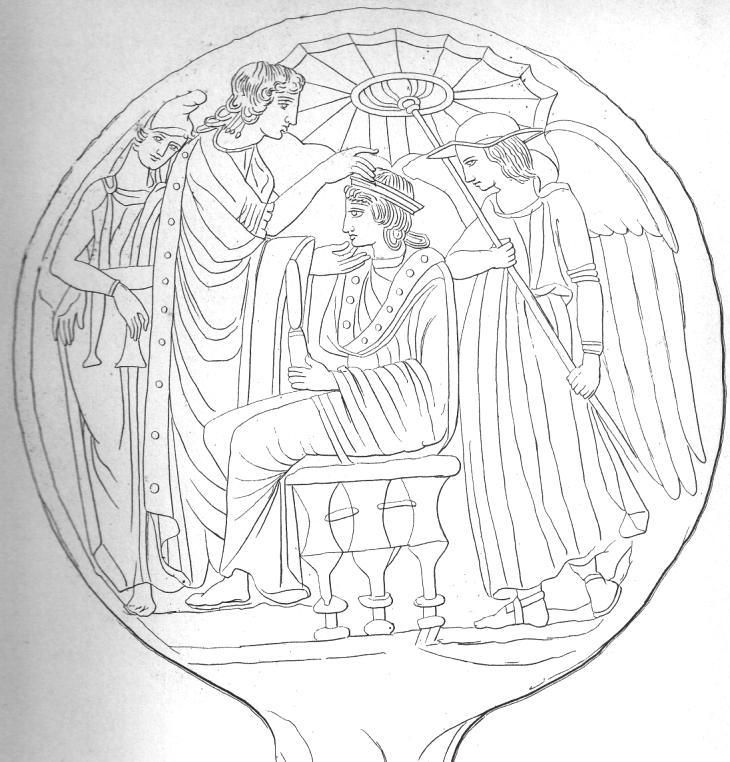 Figure 38: Cetona mirror: The Toilet of Helen. 4 th century BCE.