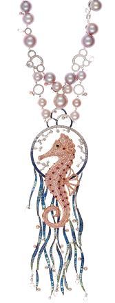 The limited edition Animal World Collection Seahorse Necklace by Chopard is exclusive to The Shoppes at Marina Bay Sands Chopard has created an exquisite Animal World collection.