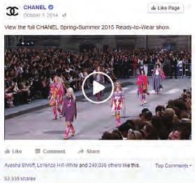 Moncler has seen enormous growth in Facebook likes (adding 1.