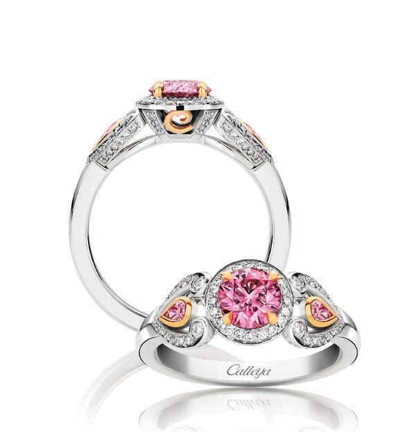 CONTESSA. Features the rarest of all gems an exquisite 0.