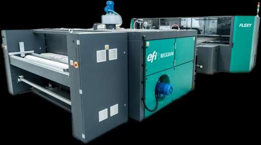 EFI Reggiani FLEXY New industrial textile printer with the performance and