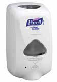 Scrub TFX Touch Free Dispenser Gray 2790-12-EEU00 PURELL TFX Touch Free Dispenser Brushed Metallic 2424-DS shown with 2720-12, 2428-MB, 2429-TB, and