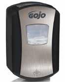 GOJO LTX Touch Free Dispensing System 1390-04 1384-04 1388-04 1980-04 1986-04 GOJO LTX Dispensers SKU DESCRIPTION 1380-04 GOJO LTX-7 700 ml Touch Free Dispenser White/White 1384-04 GOJO LTX-7 700 ml