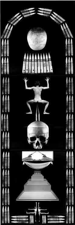 Zofia Kulik Project kindly supported by Institut Polonais Paris next page: Moon-Skull, 1995, silver gelatine print, 150 50 cm Sculpting With Images: On the Early Photomontages of Zofia Kulik In the