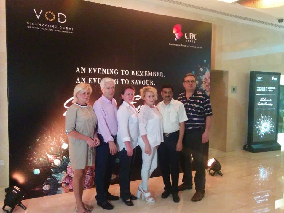 At VoD this year, the Indian Pavilion showcased 98 leading Indian manufacturers & retailers spread across 136 booths/1224 sqm, who exhibited a vast array of diamonds, gems & jewellery developed