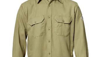 rating ATPV 4.8 calories/cm 2 4.5 oz. NOMEX IIIA Long sleeve, button front Insect Shield logo on right sleeve Size : S 2XL Tan IS VS1FR 174 Men's 5.8 oz.
