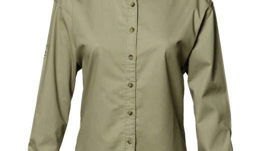 Women's Twill Work Shirt Insect Repellent Comfortable Durable Flattering Fit 100% cotton, 4.