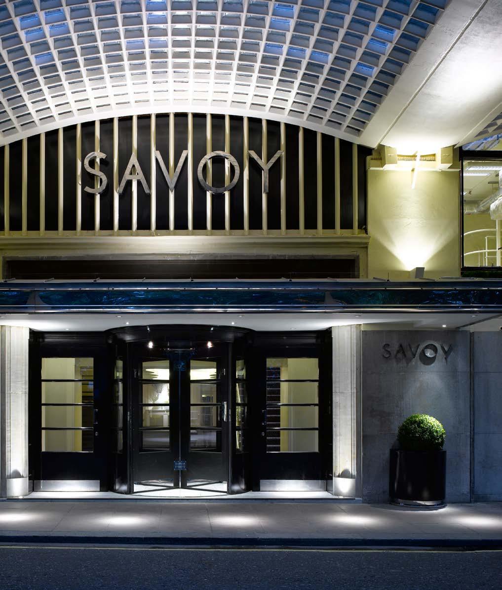 Hotel Options Savoy 5* To stay at The Savoy is to follow in the footsteps of Sir Winston Churchill, Frank Sinatra, Maria Callas, Claude