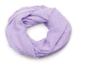 Tone-on-Tone Circles Infinity Scarf: 68"L (34" Looped) x 22"W; 100% Polyester $23.