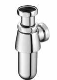 bottle, 75mm seal Strainer Wastes Slotted, unslotted and swivel plug wastes for washbasins.