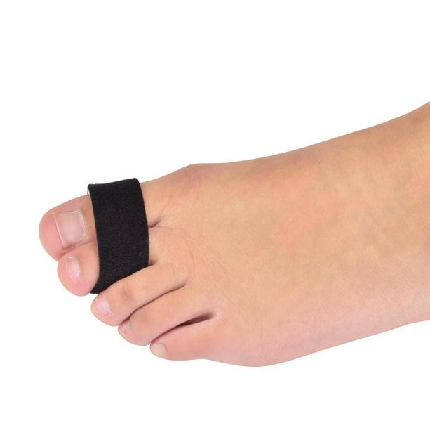 material secures toes or fingers together Relieves rubbing