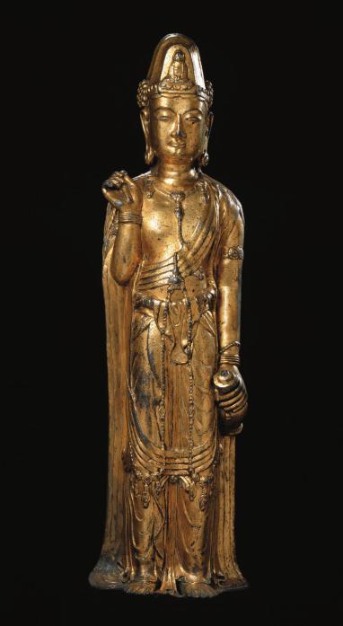 11th century, gilt bronze, height 43.