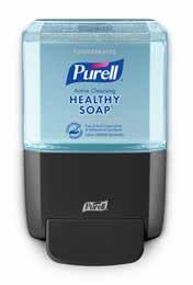 And with PURELL R products, it s easy for customers to see how much you care about cleanliness, health and well-being. PURELL ES4 PUSH-STYLE Durable and reliable push-style systems. Easy to maintain.