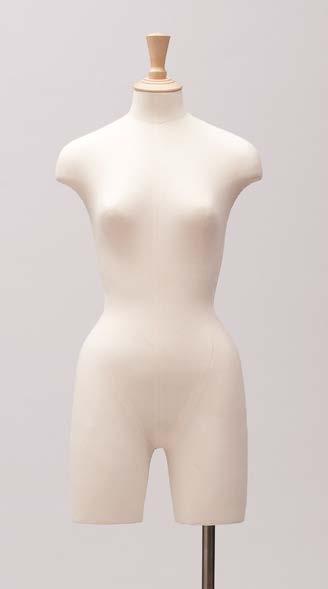 4 MUSEUM FEMALE FORMS 9030 FLARED SKIRT 9038 LONGLINE 9040 FITTED 9045 CORSET This shapely bust form has a large waist-hip ratio to accommodate skirts, dresses, eveningwear and other flared garments.
