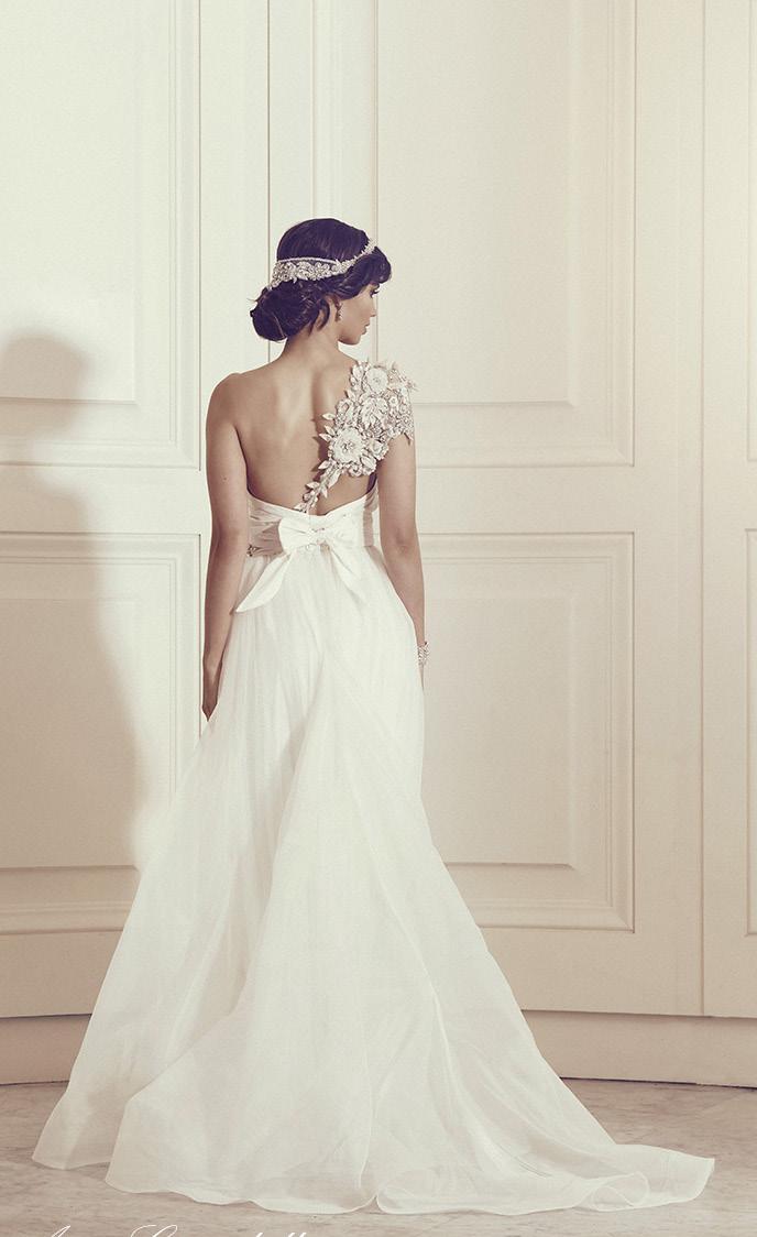 With a flattering focus on your waist, the organza skirt has long been a hallmark of classic bridal elegance and