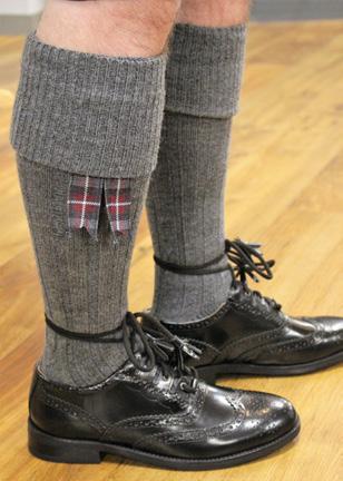 Footwear - We stock a choice of brogues, socks and flashes