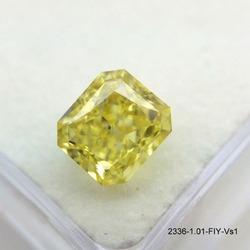 Diamond Fancy Deep Green-Yellow