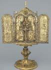 G31 Silver and silver gilt (repoussé), niello Dimensions (mm) H: 390 x W: 196 x D:200 Byzantine (Antioch), Late 10th century Lent by: Aachen Cathedral Treasury, Aachen, Germany Provenance: Acquired