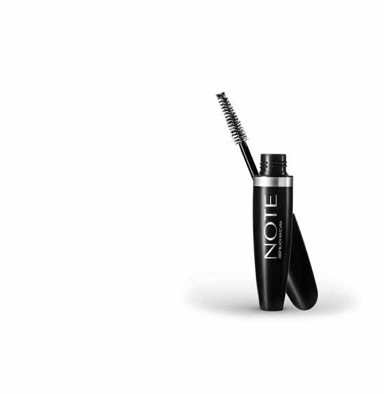 DEEP BLACK MASCARA SWEET ALMOND OIL VITAMIN E While sweet almond oil and Vitamin E in its content is nutritious for eyelash roots, it also helps growing of eyelashes.