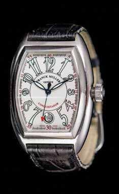 13 14 13* An 18 Karat White Gold Ref. 7502 S6 MM Casablanca Cintree Curvex Wristwatch, Franck Muller, Circa 2001, 39.00 x 29.