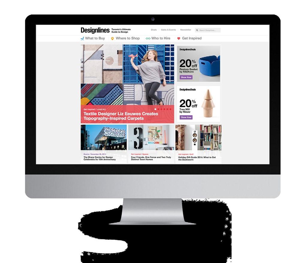 DIGITAL Overview Designlinesmagazine.com is the online platform of Designlines, Toronto s ultimate guide for design lovers on the go The all-new Designlinesmagazine.