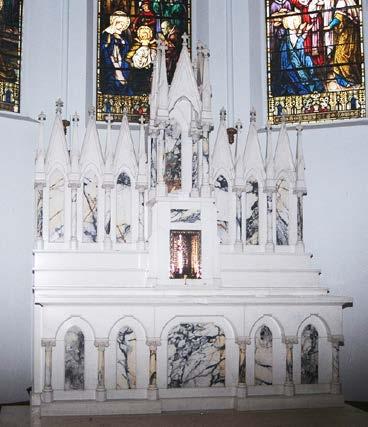 Marble Gothic Altar Circa 1920 s KRALTAR-697 KRALTAR-697 Marble gothic