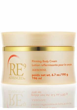 anti-aging RE9 Advanced Firming Body Cream blemishes basics cosmetics aromatherapy balance teen baby healthy living nutrition Luxurious cream supports collagen and elastin to help promote a firmer