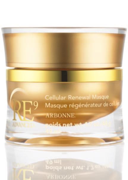 RE9 Advanced Cellular Renewal Masque INGREDIENTS SOURCE Enhanced formula with gentle cellular exfoliation visibly improves skin tone and texture, minimizes the appearance of pores, and provides skin