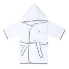 Baby Bathrobe Baby Fashion RP: 29.95 BBDPA01AZUL BBDPA01ROSA BBDPA01GRIS Hooded bathrobe. 100% cotton 420 gr. Size: 3-6 M.