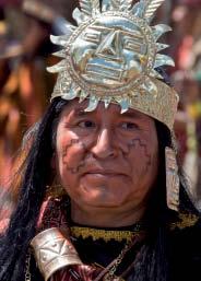 Man in Incan costume near Cusco, Peru in South America 16 The Inca Like the Aztecs in Mexico, the Inca in South America built a powerful empire during the 1400s and early 1500s.