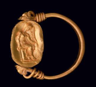 In ancient Rome, a promise of marriage was sealed with a ring.