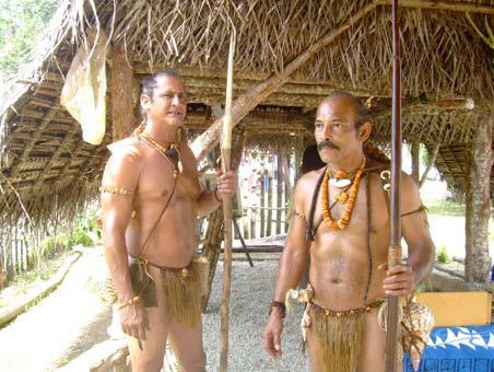 VILLORIA BROTHERS DRESSED AS ANCIENT WARRIORS, GUAM MICRONESIA ISLAND FAIR, 2009 Historical documents say that Spondylus were valued by the