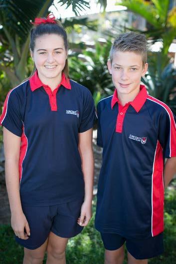 Sports Uniform Primary & Secondary the College sport shorts, or sport skirt, are worn with the College sport polo shirt and College sport socks; the College pullover is worn for warmth; the College