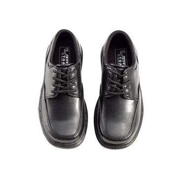 Shoes must be Black Leather or Pleather top, Black Leather or Rubber Sole, Oxford or Penny